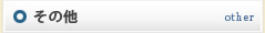 その他